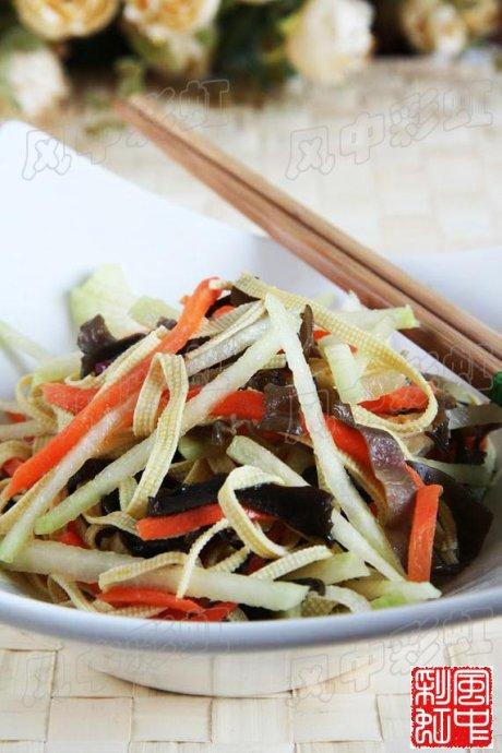 炝拌苤蓝的做法(凉菜)